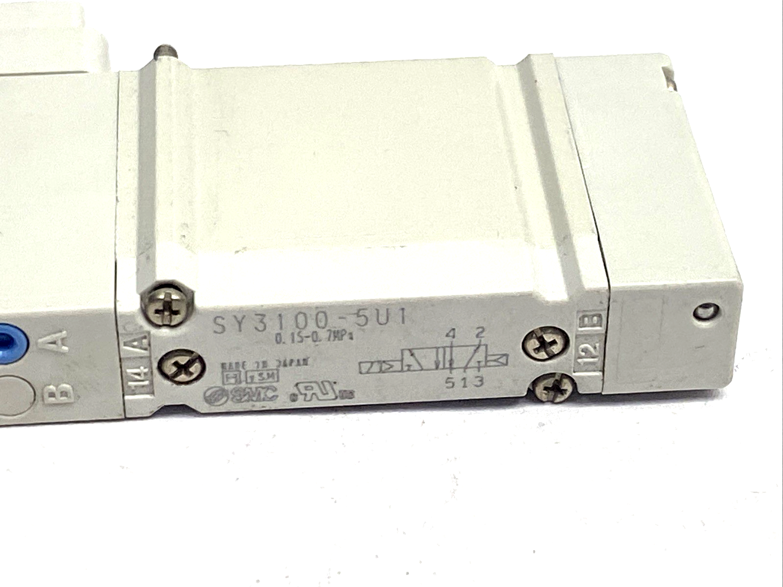 SY3100-5U1 | SMC Solenoid Valve MISSING PLASTIC COVER - Used - Maverick Industrial Sales