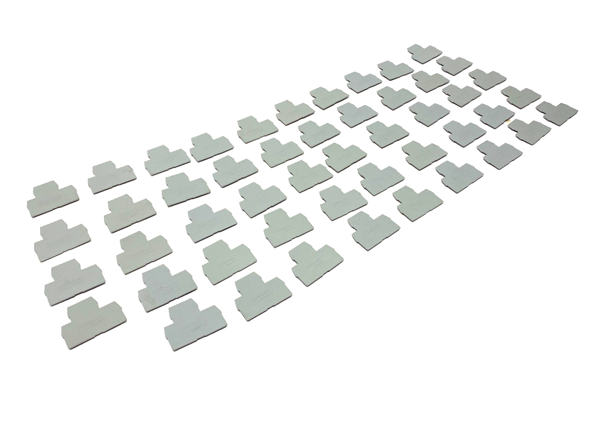 Connectwell EPCDL4UN Gray End Plate for CDL4UN Terminal Blocks LOT OF 49 - Maverick Industrial Sales