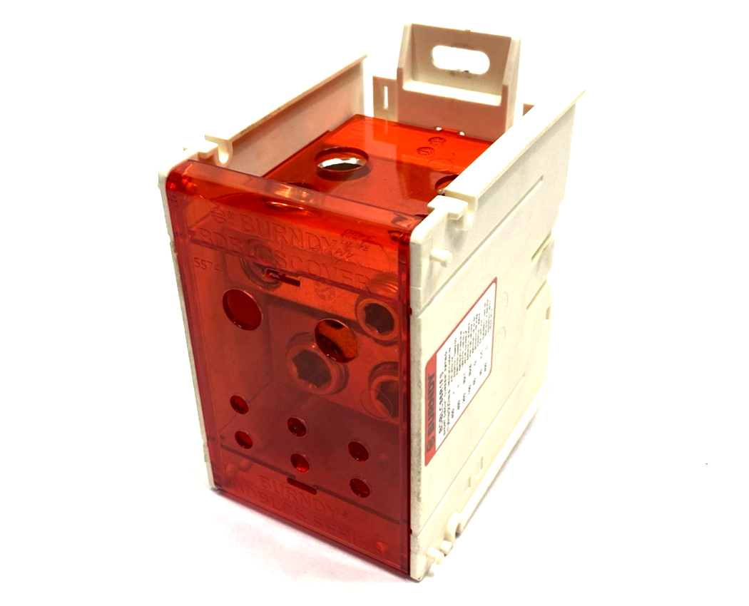 BDBLCS6R1FS | Burndy 1-Pole Finger-Safe Power Distribution Block 600V 760A - New – Open box - Maverick Industrial Sales
