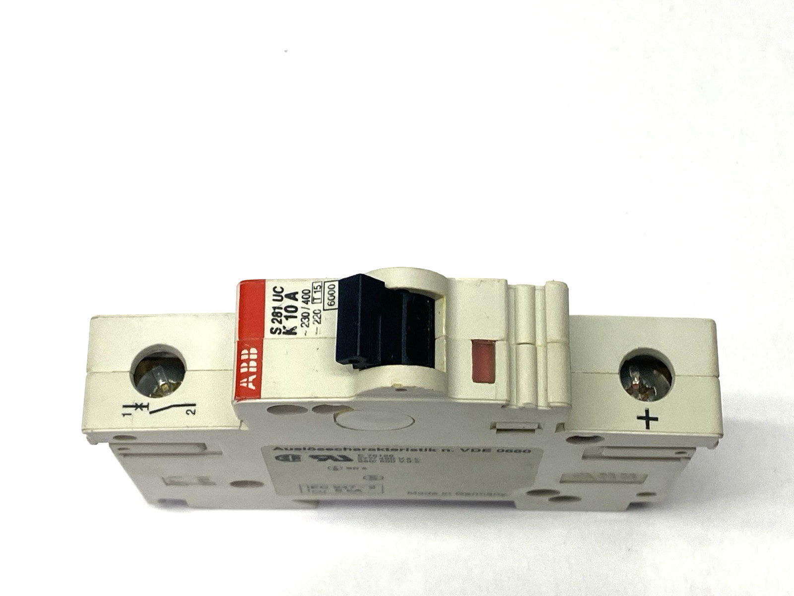 ABB S281UC-K10A Circuit Breaker 1-Pole - Maverick Industrial Sales