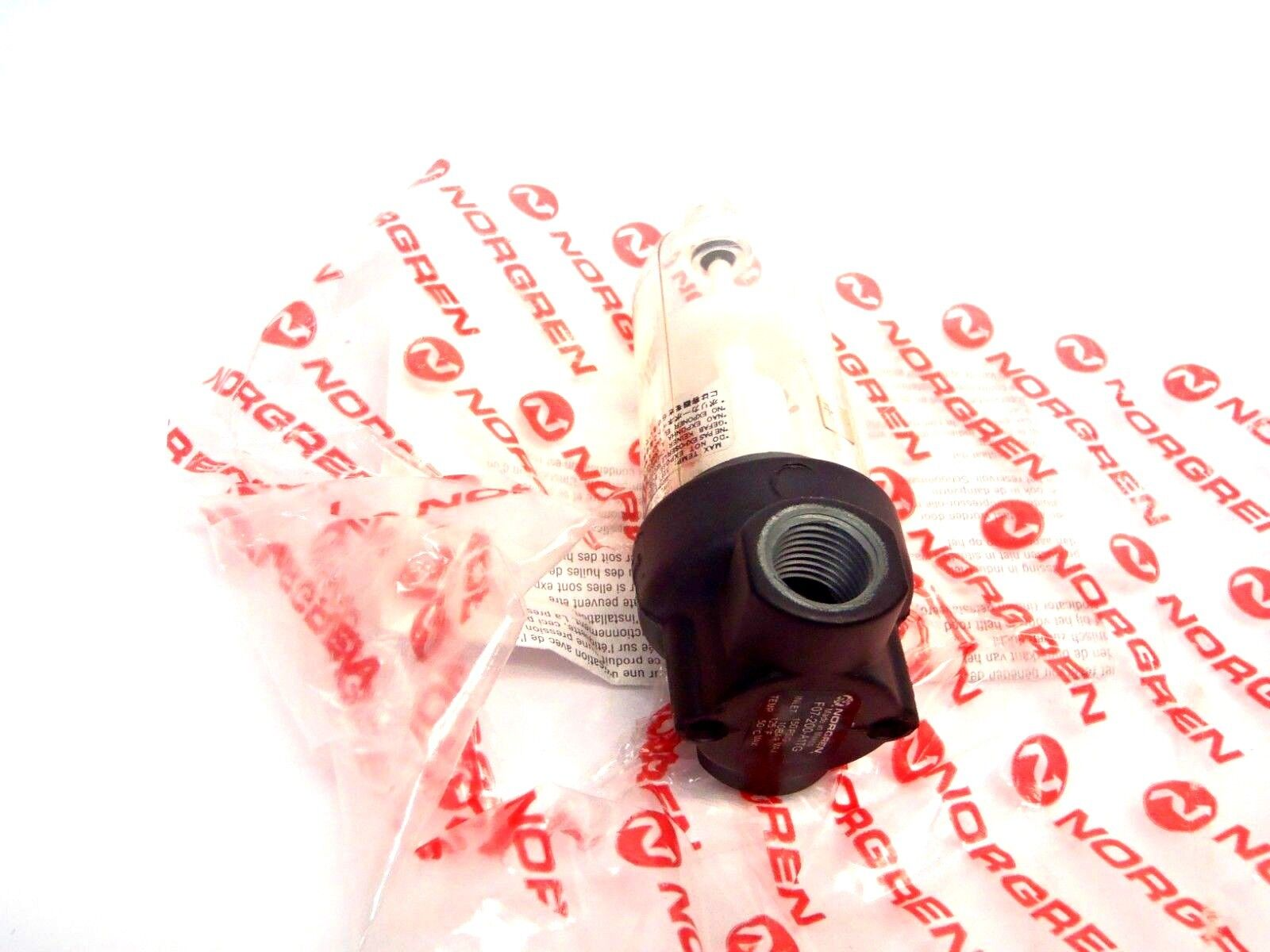 Oetiker 136 000 27 Air Connecting Set/ Norgren F07-200-A1TG 150PSI Filter - Maverick Industrial Sales