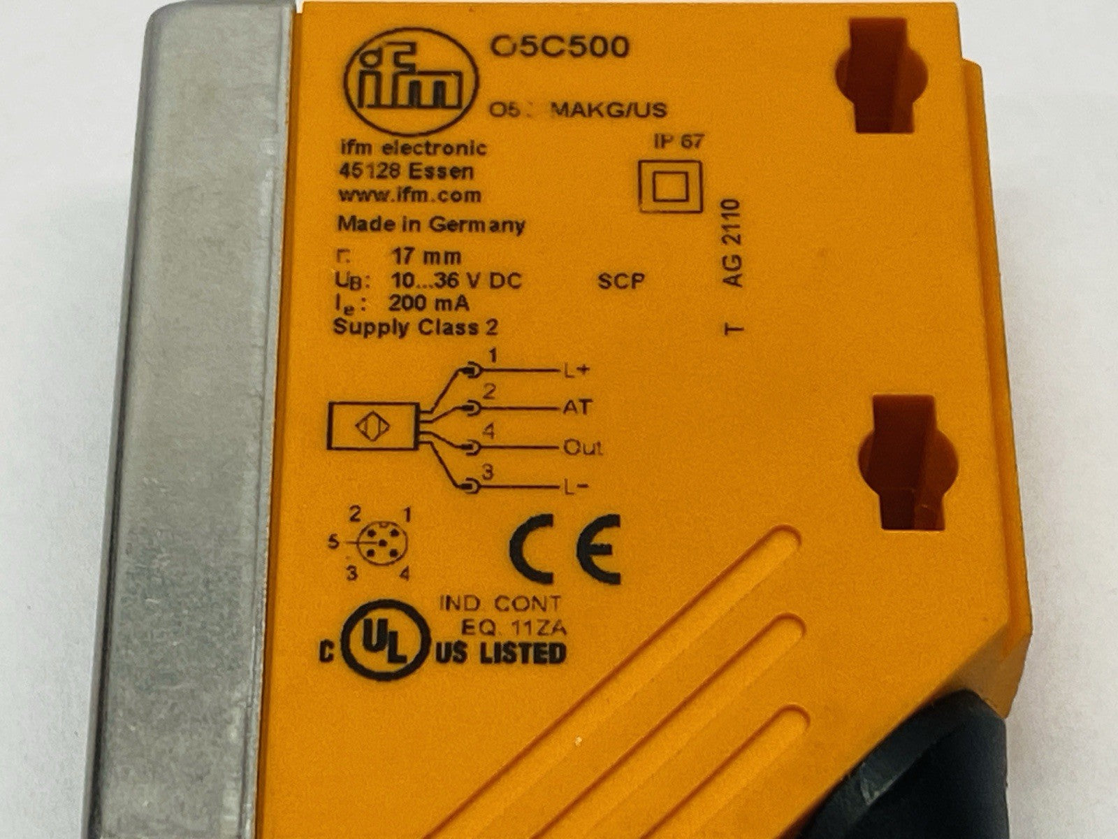 O5C-MAKG/US100, O5C500 | ifm O5C500 Rectangular Color Recognition Sensor O5C-MAKG/US100 - New – Open box - Maverick Industrial Sales