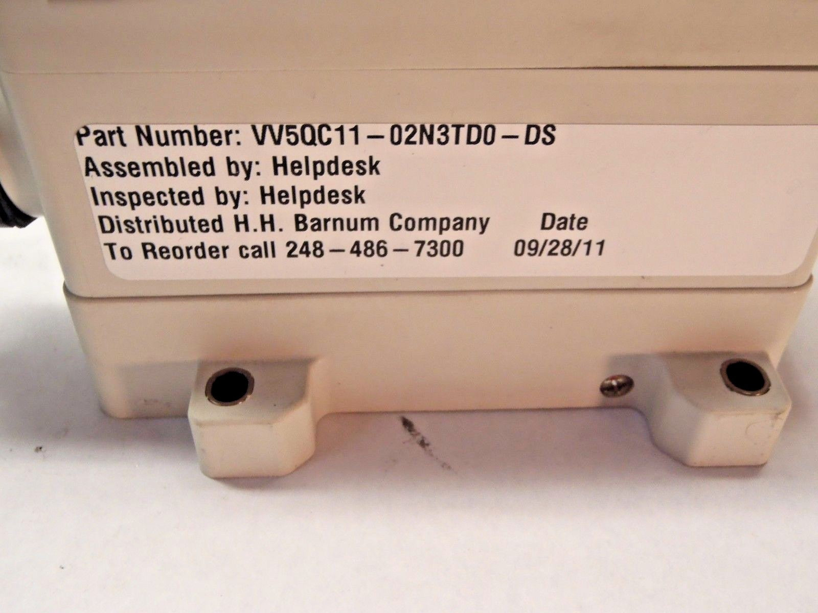 SMC VV5QC11 02N3TDO-DS Pneumatic Manifold with (2) VQC1400N-51 Valves - Maverick Industrial Sales