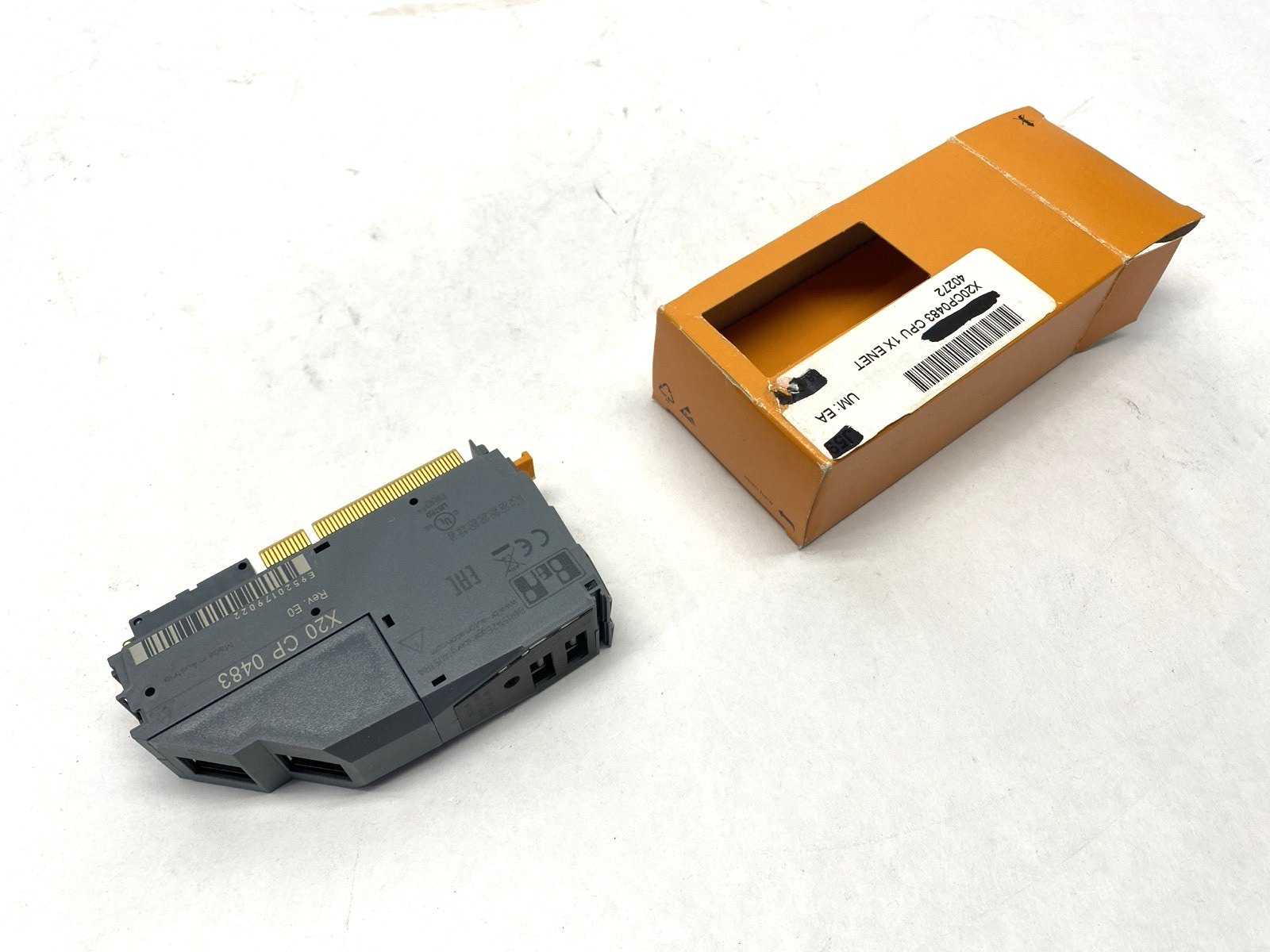 X20CP0483 | B&R Automation Rev. E0 Compact-S CPU Controller Powerlink & Ethernet - New – Open box - Maverick Industrial Sales