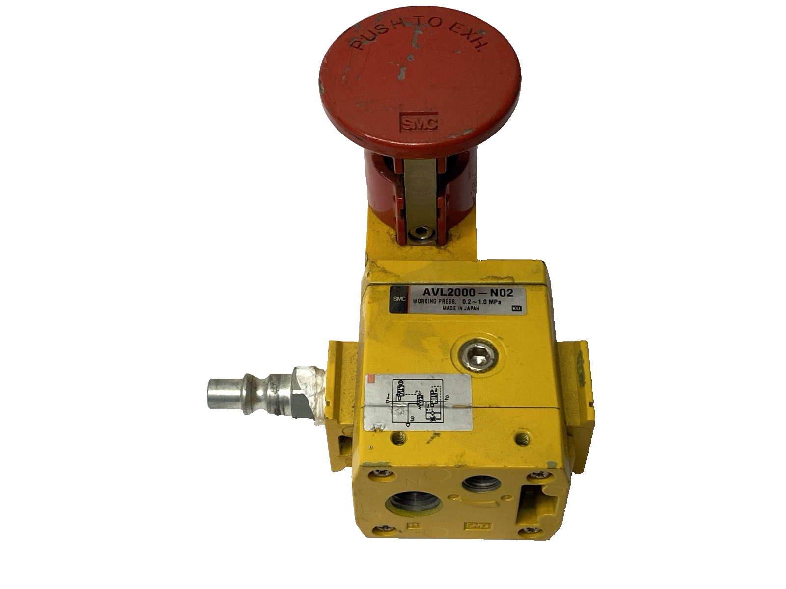 SMC AVL2000-N02 Soft Start Lock-Out Valve 1/4" Ports - Maverick Industrial Sales