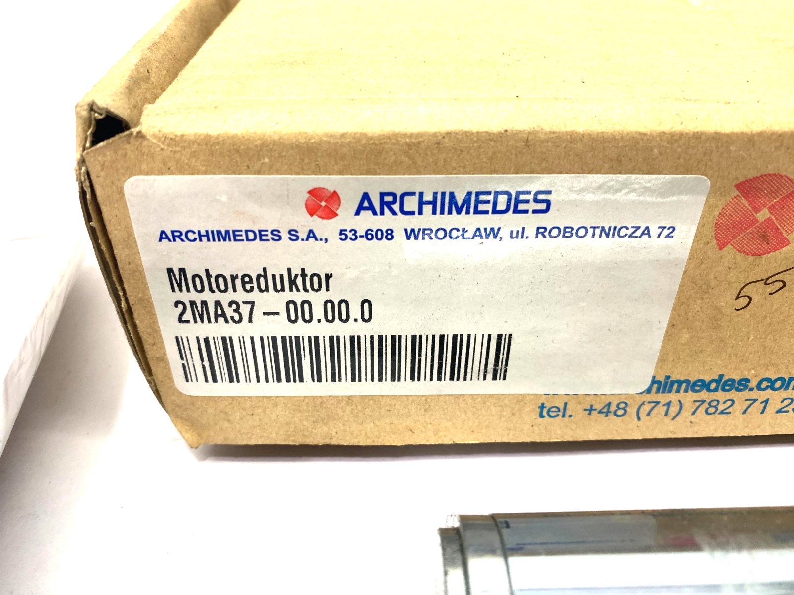 Archimedes 2MA37 Pneumatic Gearmotor 5077:1 Ratio 0.3kW - Maverick Industrial Sales