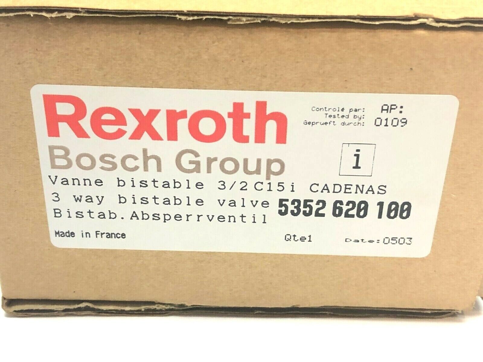 Bosch Rexroth 5352620100 Bistable Valve 3-Way - Maverick Industrial Sales