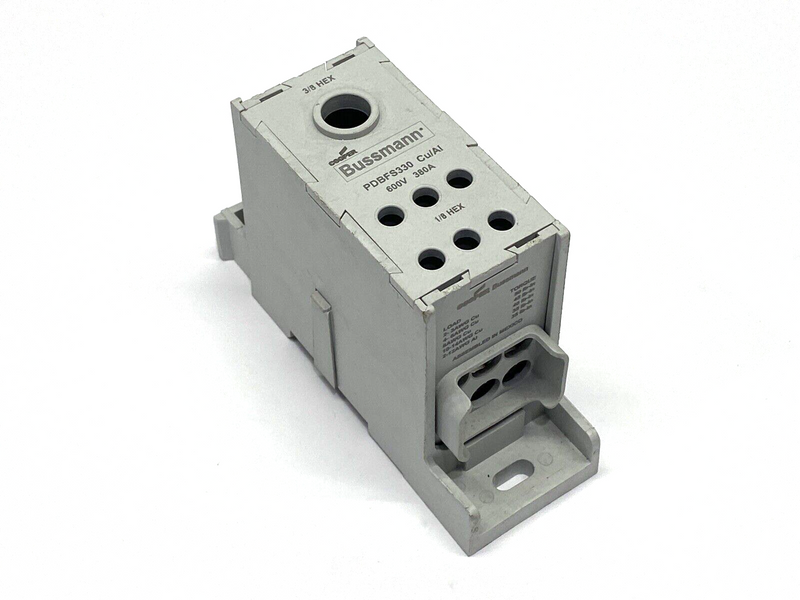 Cooper Bussmann PDBFS330 Power Distribution Block 600V - Maverick Industrial Sales