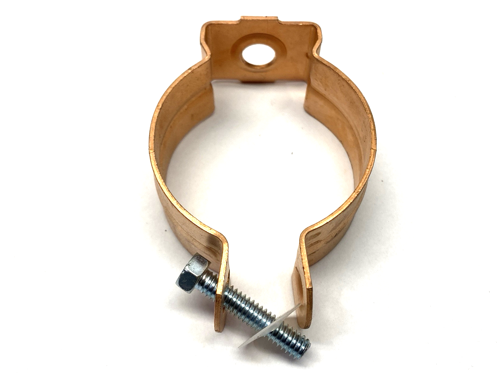 CD5B37 | nVent Caddy Steel w/ Copper Finish Bolt Close Pipe Clamp 2" LOT OF 10 - New Other - Maverick Industrial Sales