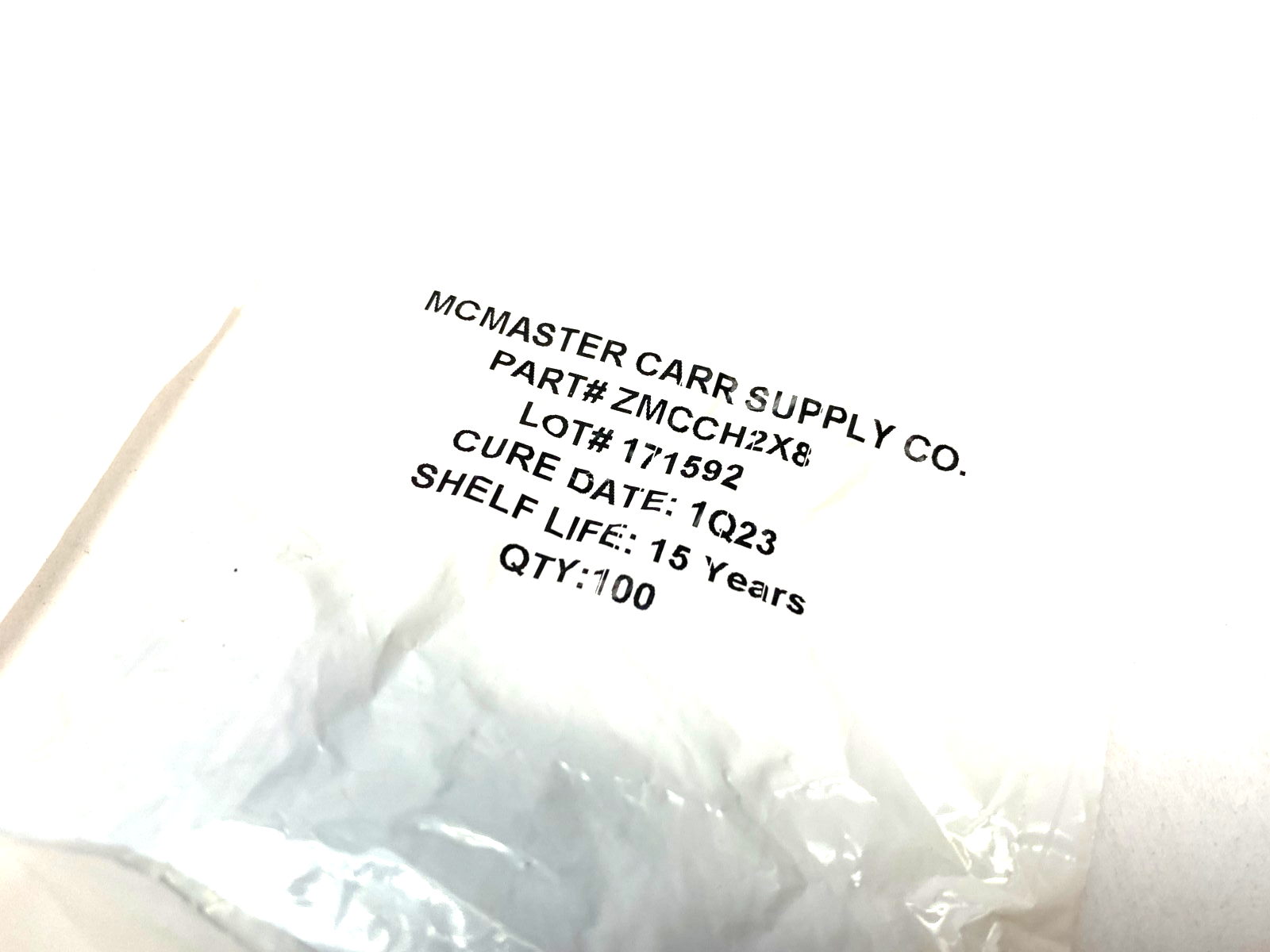 9262K169 | Buna-N O-Ring 2mm x 8mm ZMCCH2X8 PKG OF 100, LOT OF 3 - New - Maverick Industrial Sales