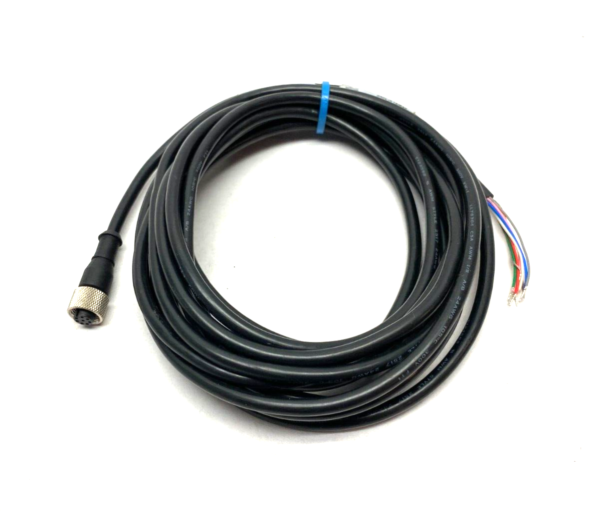 Banner MQDC2S-815 Single Ended Cordset M12 8-Pin Straight to Pigtail 70976 - Maverick Industrial Sales