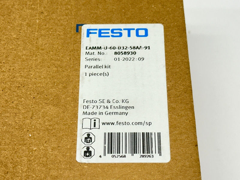 Festo EAMM-U-60-D32-58AA-91 Parallel Kit 8058930 - Maverick Industrial Sales