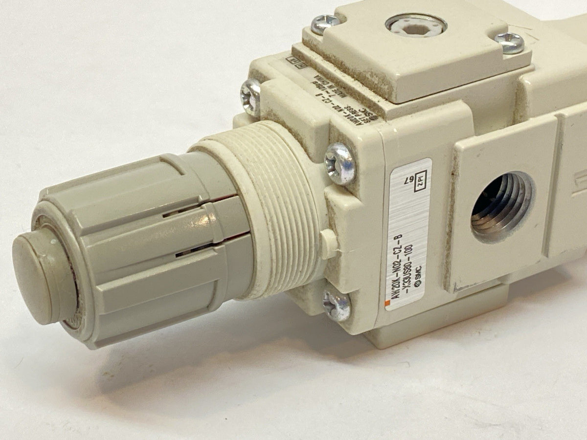 SMC AW20K-N02-CZ-B Modular Pneumatic Filter Regulator 1/4" NPT - Maverick Industrial Sales
