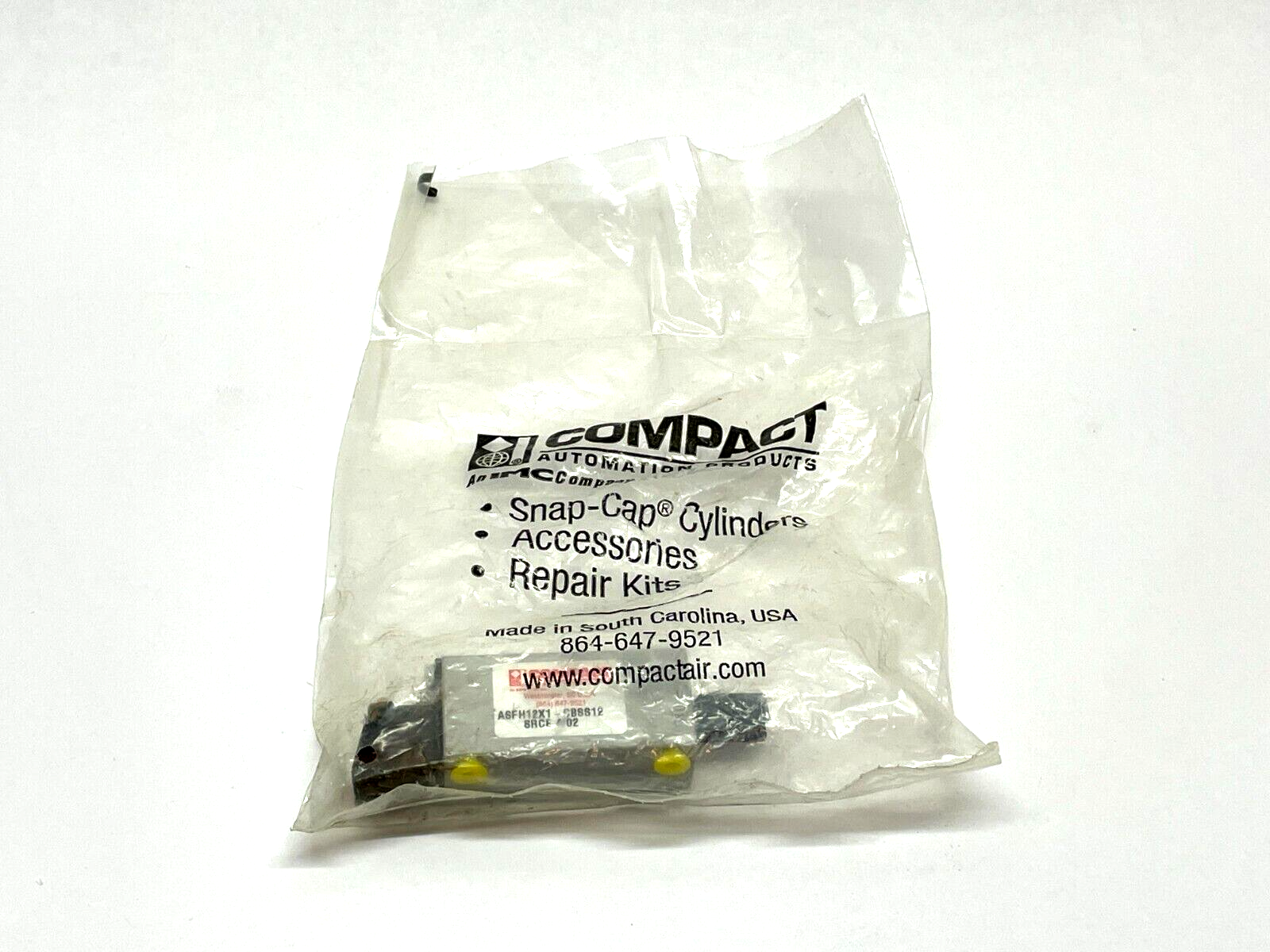 Compact ASFH12X1-CBSS12 Snap Cap Cylinder - Maverick Industrial Sales