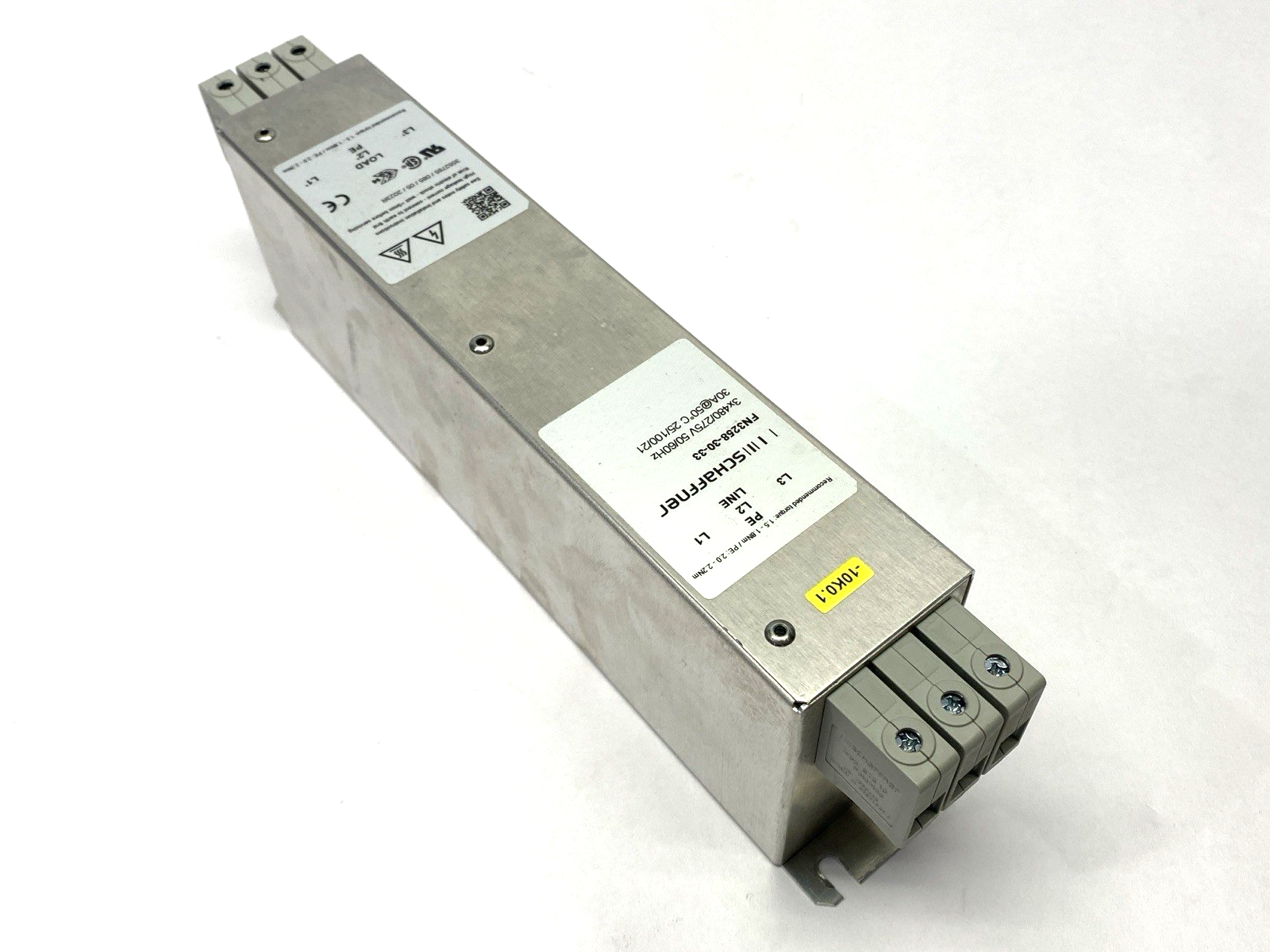 Schaffner FN3258-30-33 Power Line Filter 3-Phase 480/275V 30A - Maverick Industrial Sales