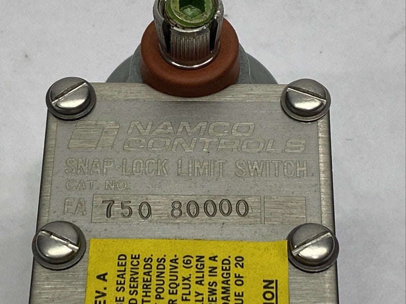 Namco Controls EA750 80000 Snap-Lock Limit Switch BENT SHAFT - Maverick Industrial Sales