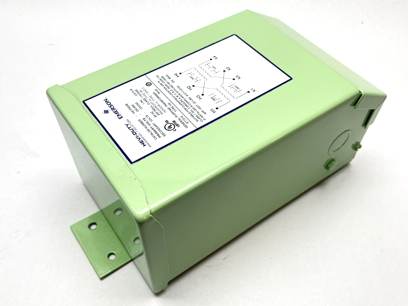 Emerson HS1F500B Type HS Industrial Control Transformer 0.5KVA 240/480V 1PH - Maverick Industrial Sales