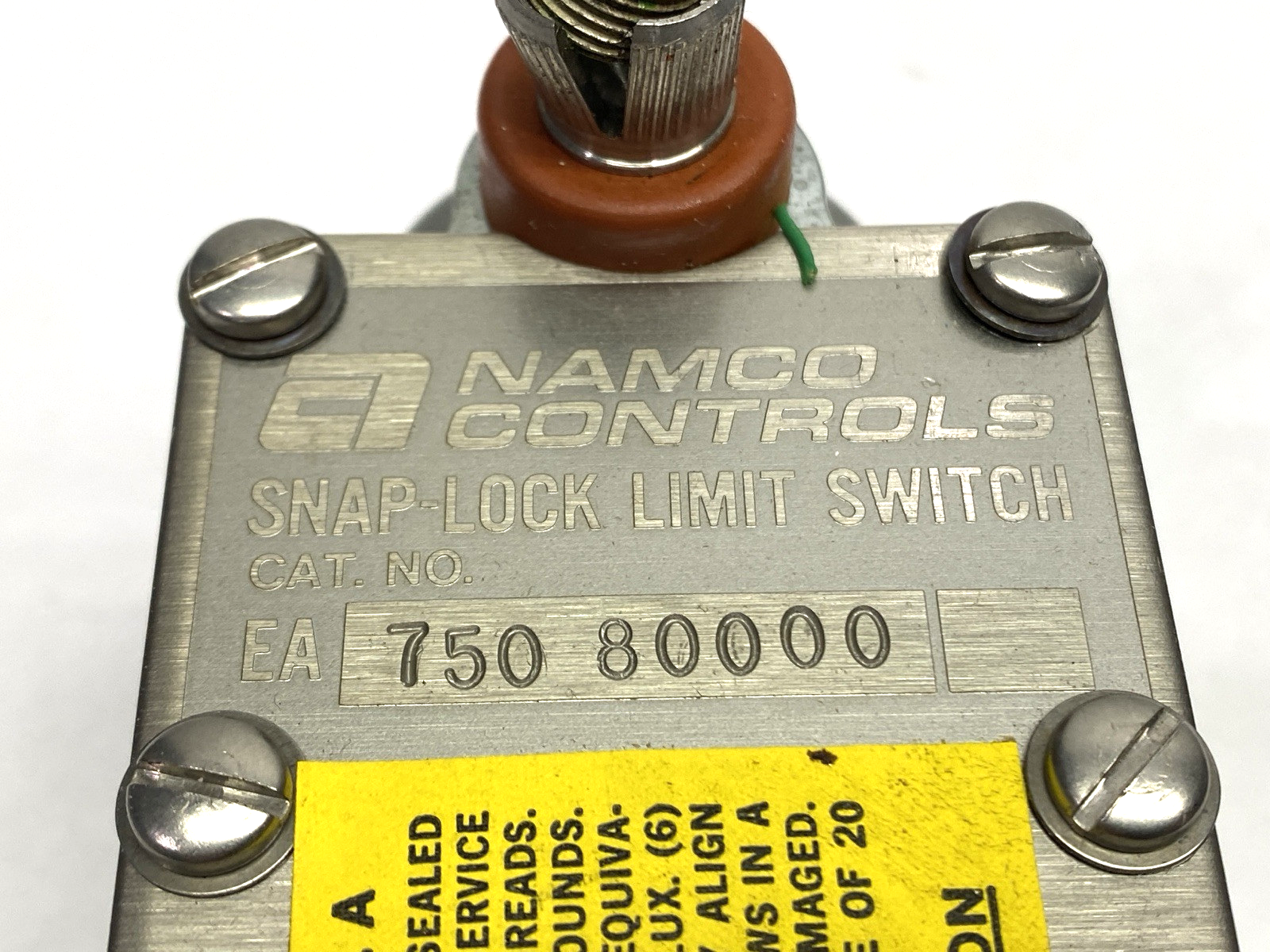 Namco Controls EA750 80000 Snap-Lock Limit Switch BENT SHAFT - Maverick Industrial Sales