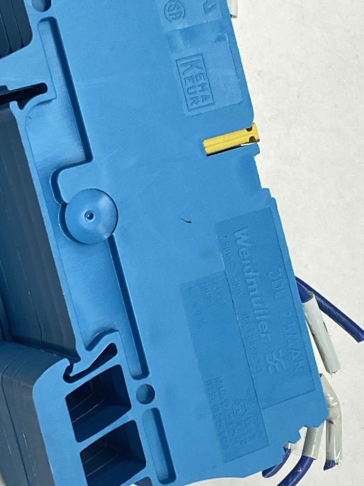 ZDU 2,5/4AN BL | Weidmuller Feed-Through Terminal Block Blue 1608580000 LOT OF 6 - Used - Maverick Industrial Sales