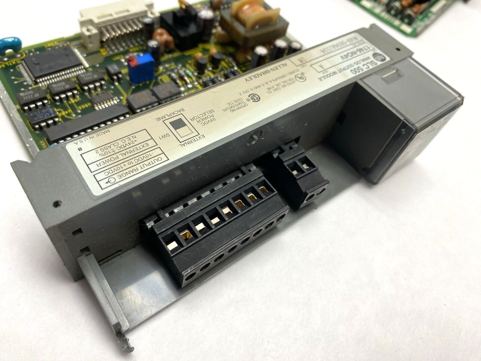 LOT OF 6 Allen Bradley SLC 500 Modules - For parts or not working - Maverick Industrial Sales