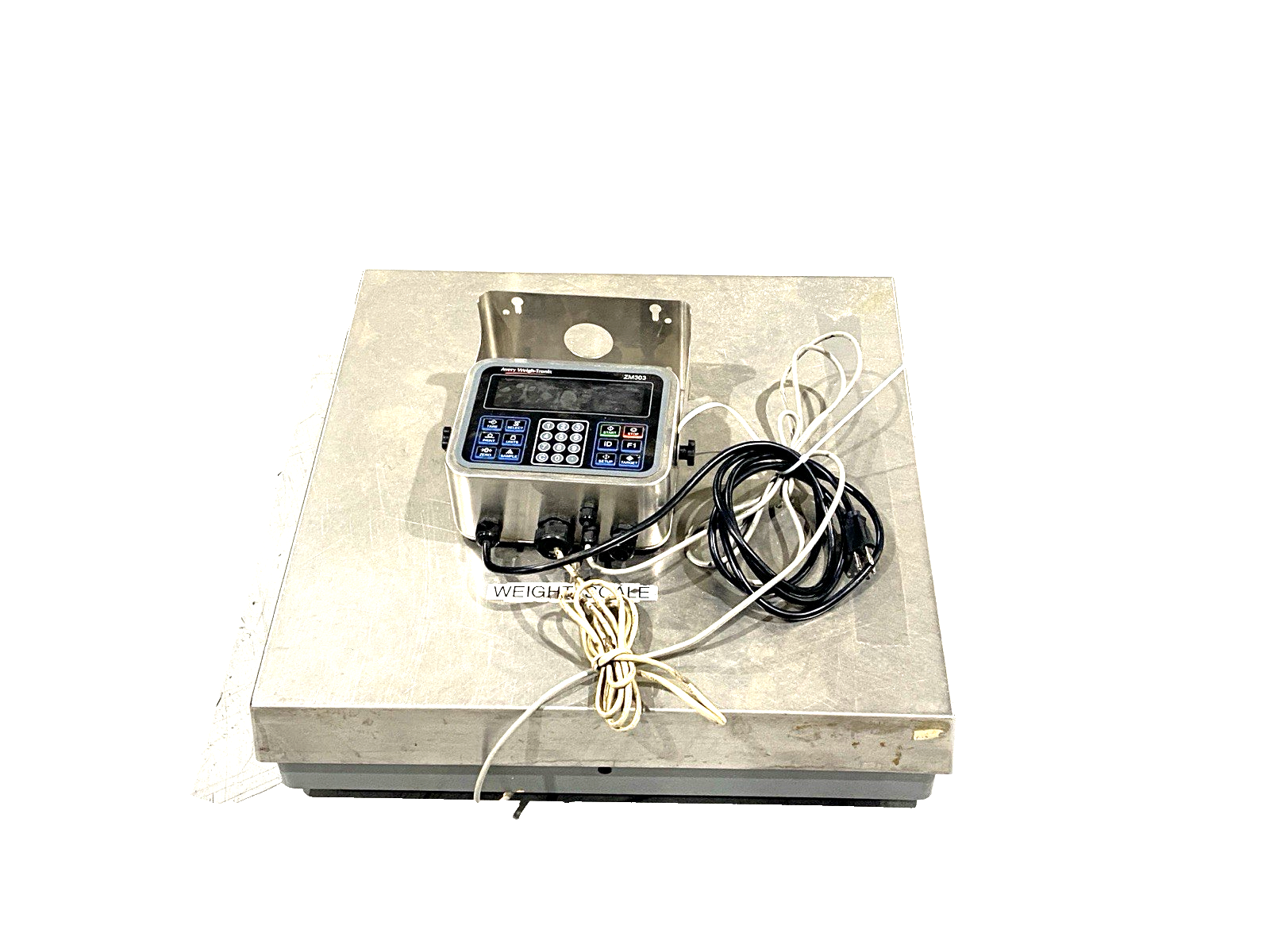 B-Tek BT-2424-100-CS-SP Weight Scale 24" x 24" 100Lb Cap, ZM303-SD1 Indicator - Maverick Industrial Sales