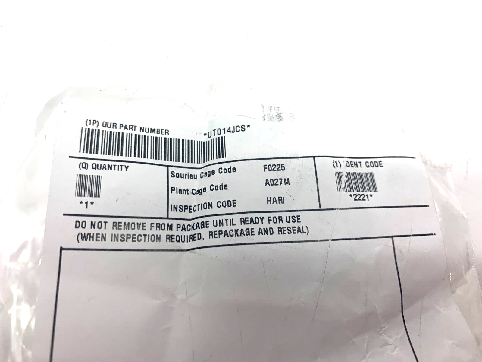 Souriau UT14JCS Cable Clamp - Maverick Industrial Sales