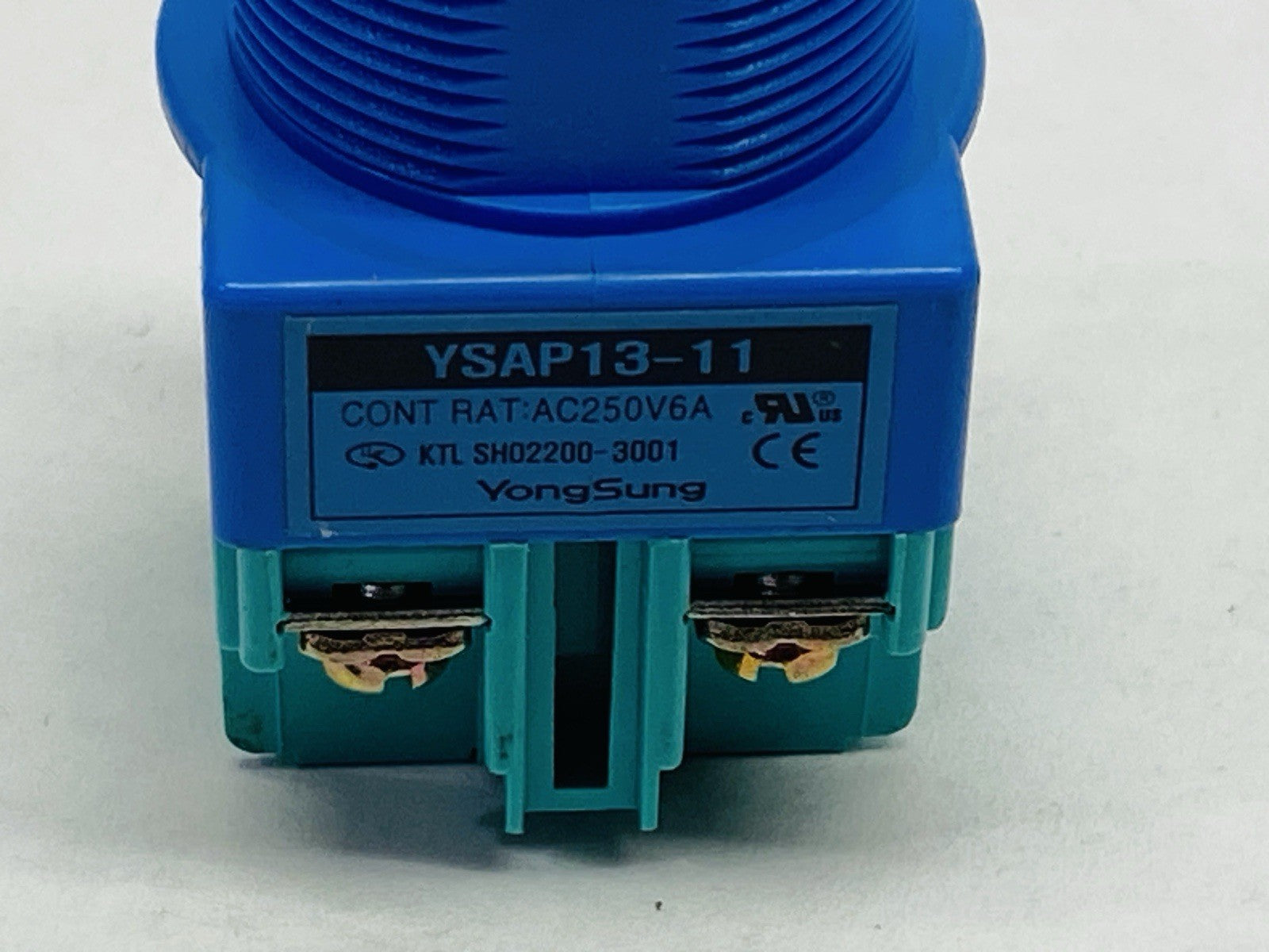 YongSung YSAP 13-11 Pushbutton Switch Red 6A 250VAC - Maverick Industrial Sales