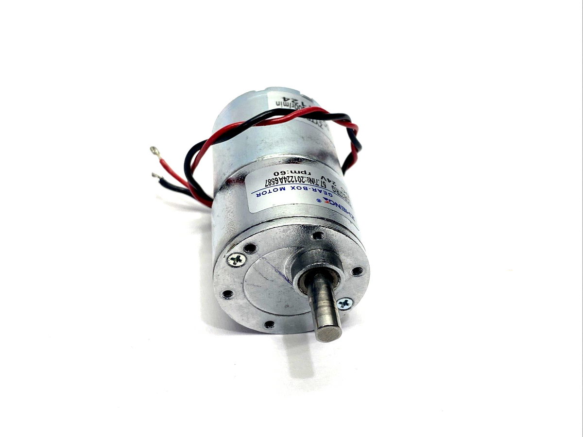 Zheng ZGA37RG 57.7i Gear-Box Motor 60rpm 24VDC ZYTD520 - Maverick Industrial Sales