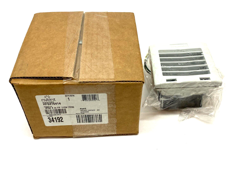 Hoffman HF0416414 Nvent Filtering Exhaust Fan IP54 4in FF 115V 7035 - Maverick Industrial Sales