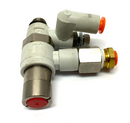 SMC ASP430F-U02-07-X352 Speed Control w/ Check Valve, 1/4" Tube to 1/4" G Thread - Maverick Industrial Sales