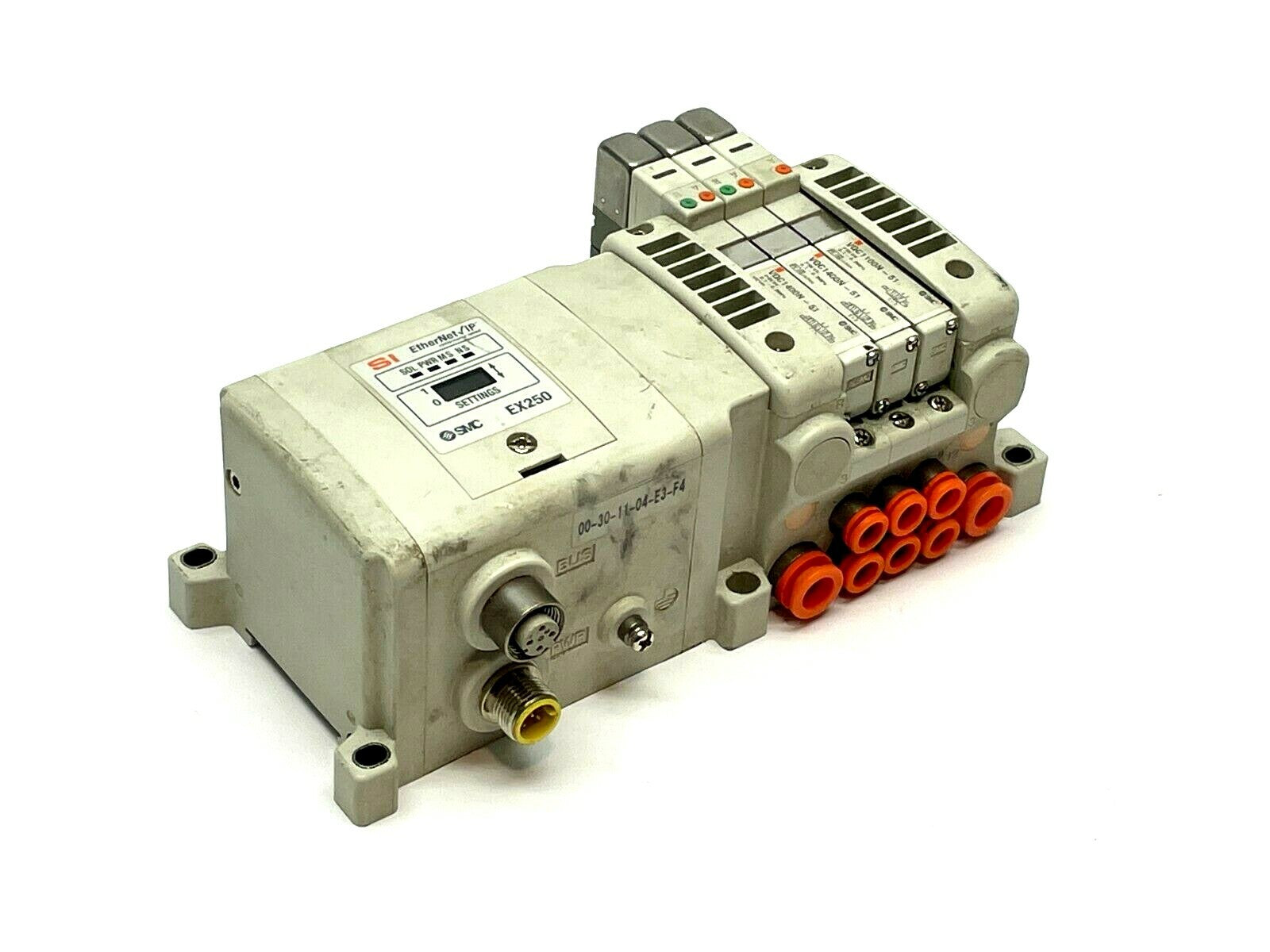 SMC VV5QC11-03N7SDZENN0-S Manifold Base w/ EX250-SEN1 SI Unit - Maverick Industrial Sales