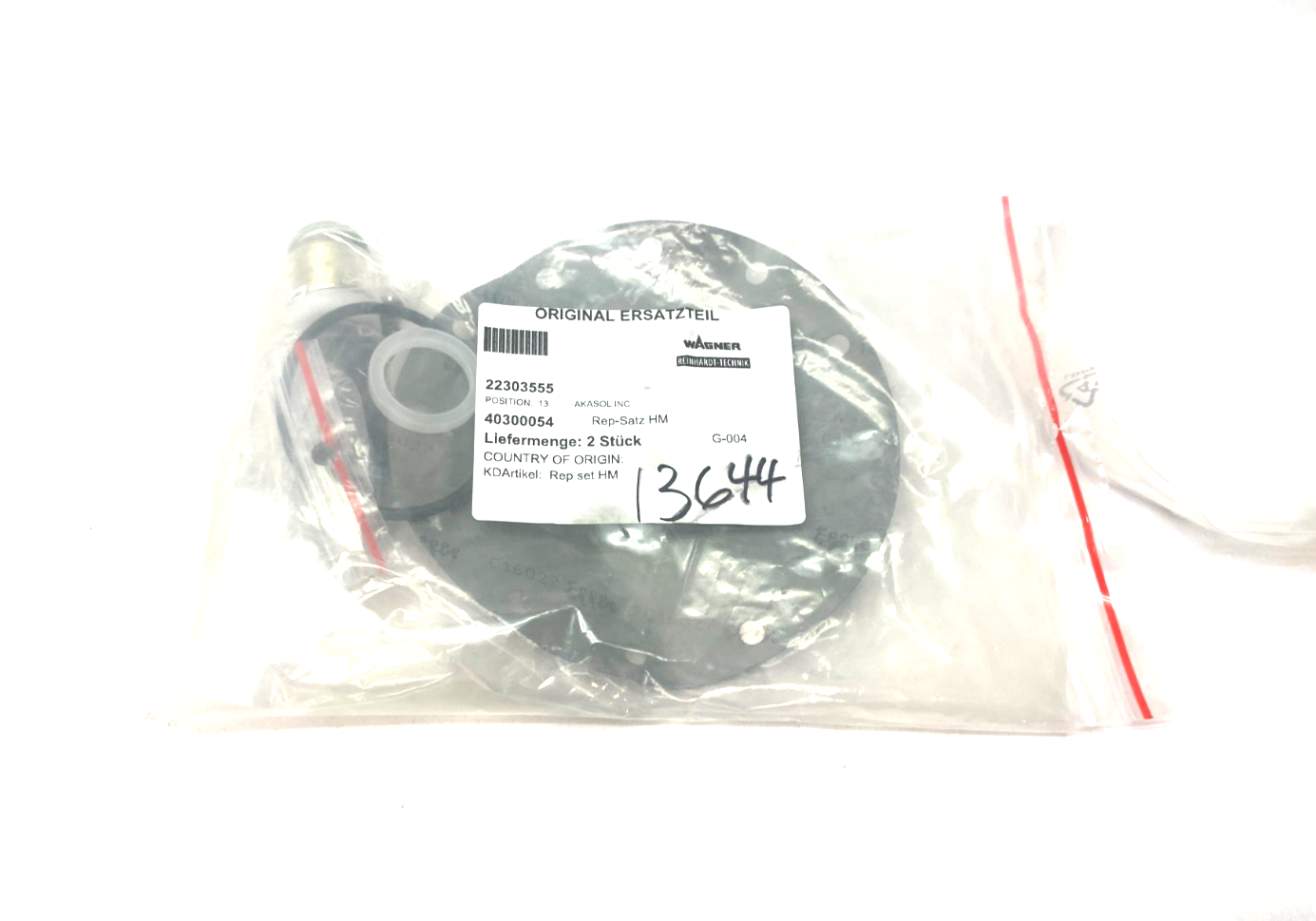 Wagner Reinhardt-Technik 40300054 Rep Set Kit HM - Maverick Industrial Sales