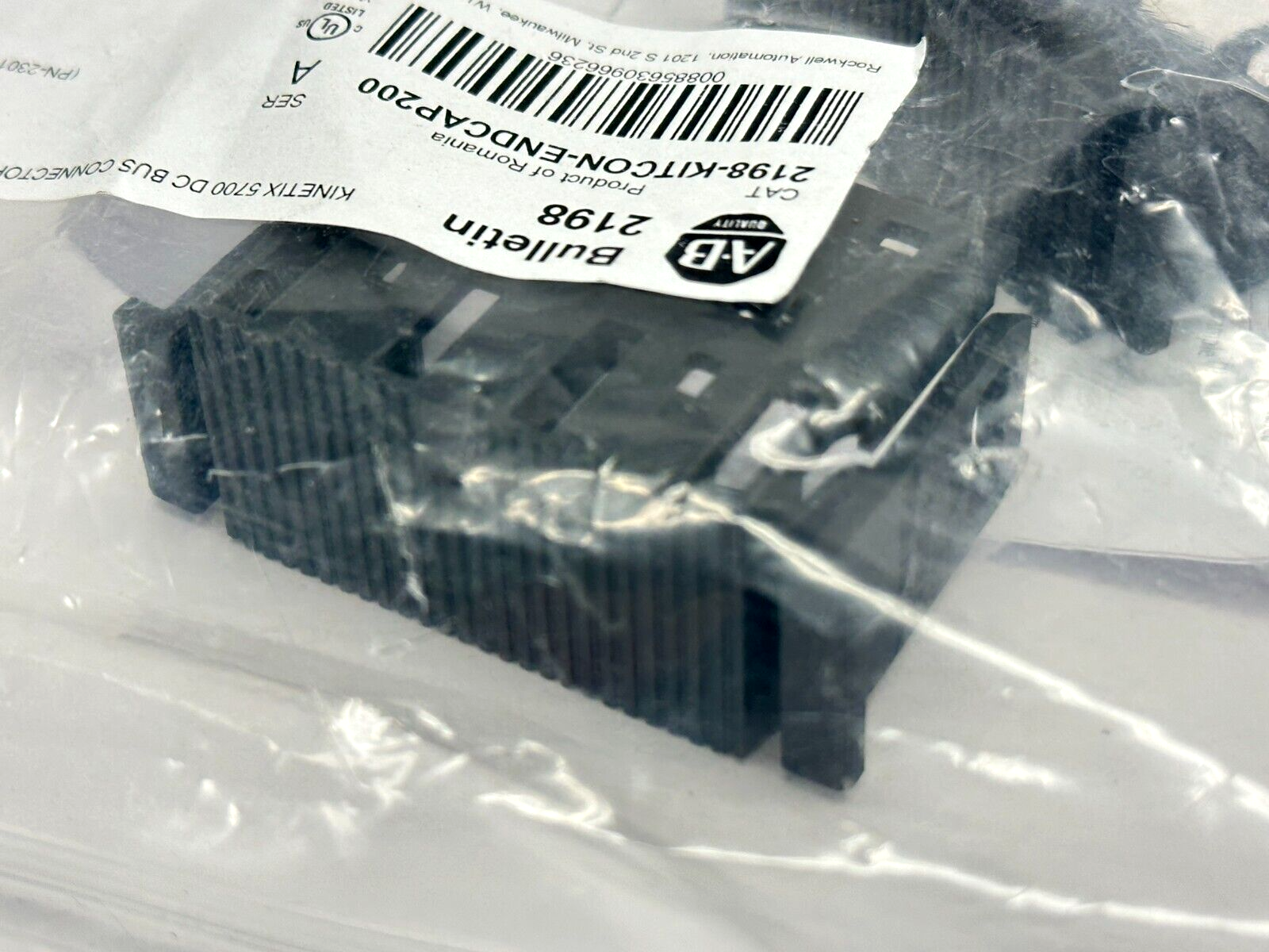 Allen Bradley 2198-KITCON-ENDCAP200 Ser A Kinetix 5700 DC Bus Connector End Cap - Maverick Industrial Sales