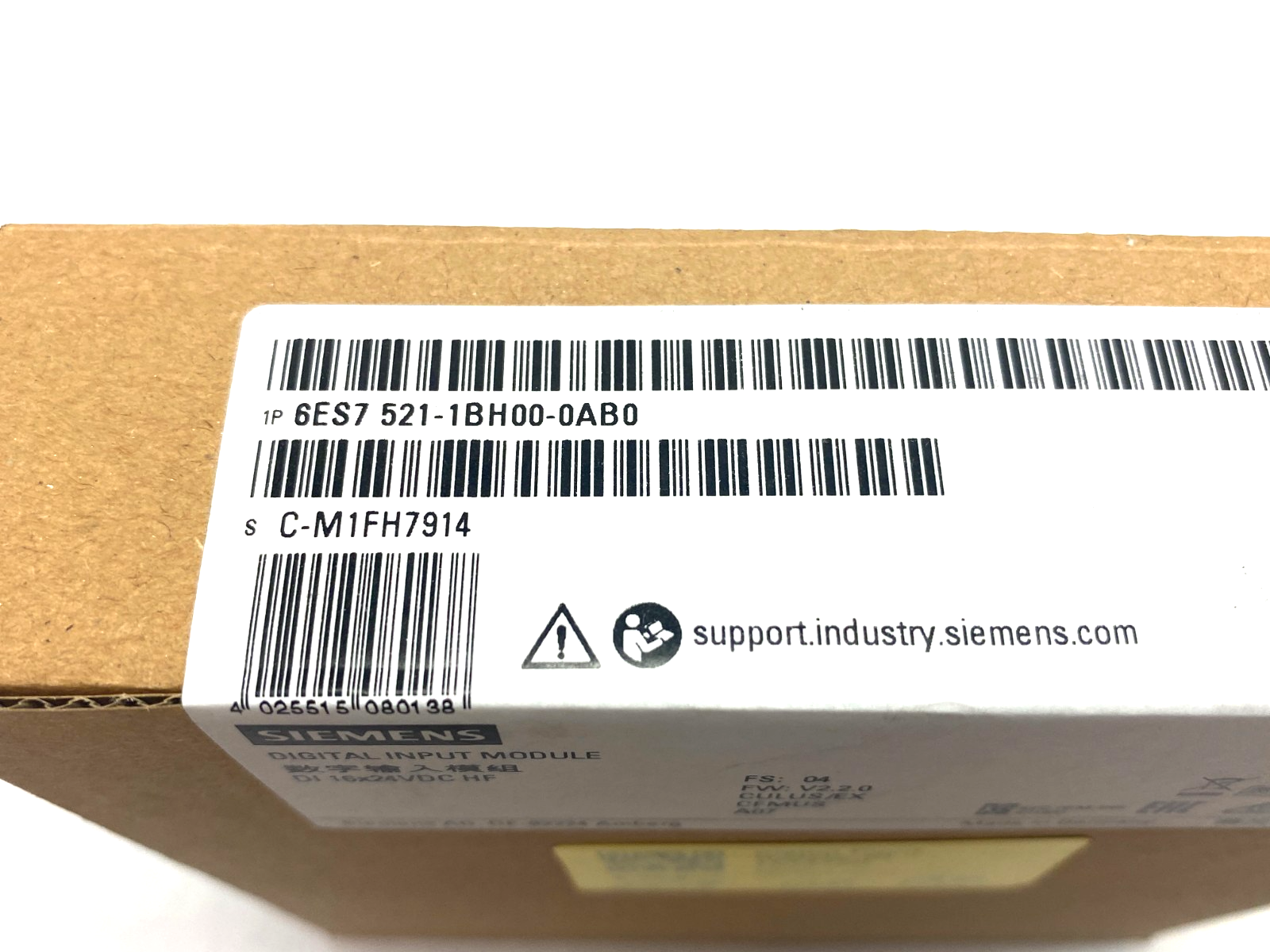 Siemens 6ES7 521-1BH00-0AB0 SIMATIC S7-1500 Digital Input Module DI 16x24VDC HF - Maverick Industrial Sales