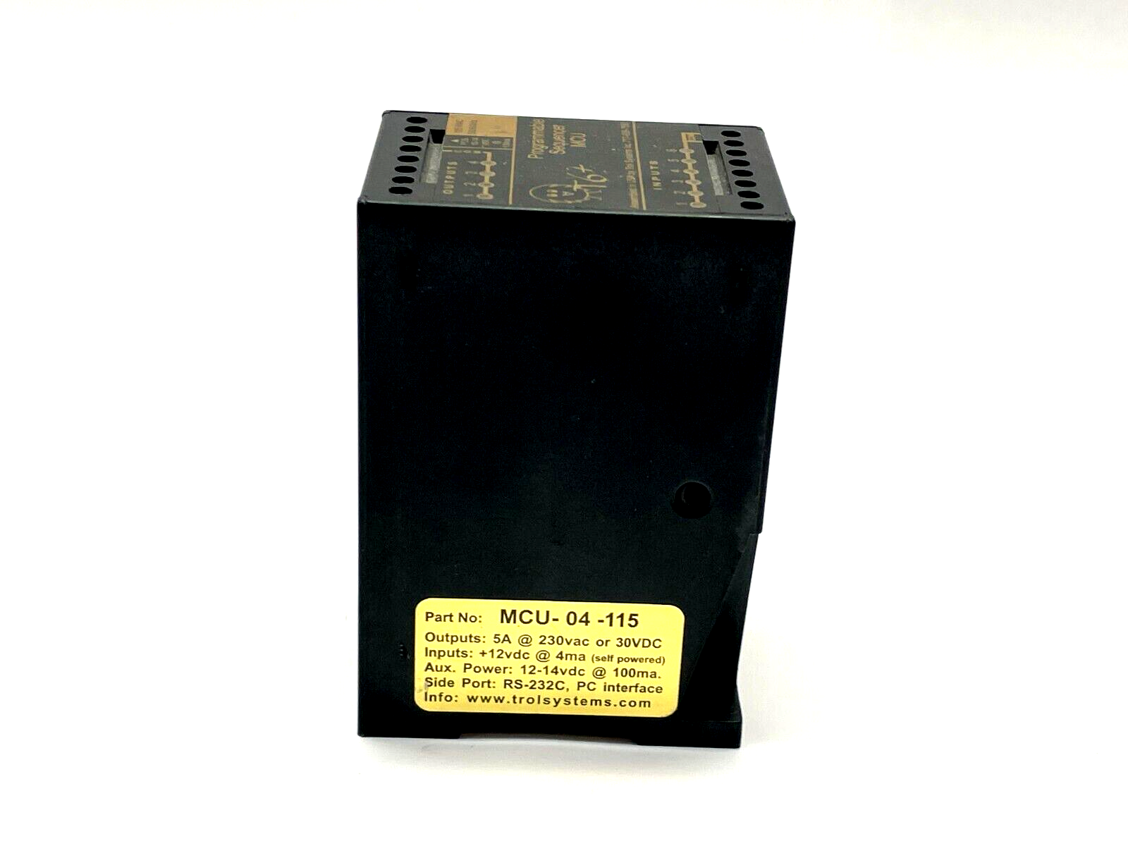 Trol Systems MCU-04-115 Programmable Sequencer - Maverick Industrial Sales