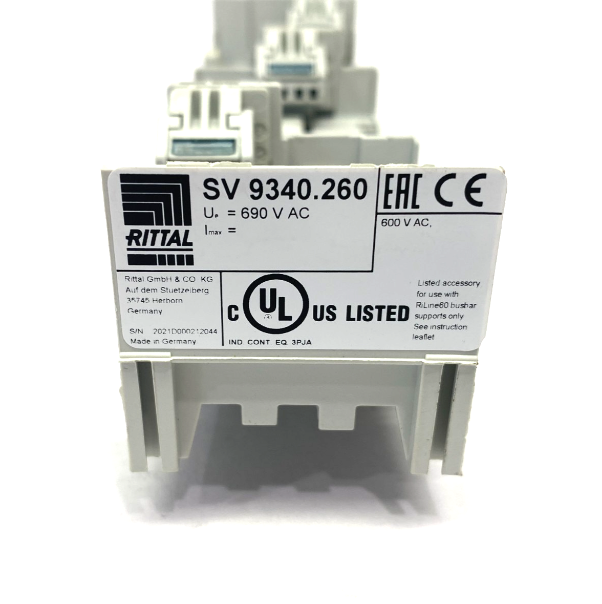 Rittal SV 9340.260 OM Support W/O Contact System 9340260 - Maverick Industrial Sales