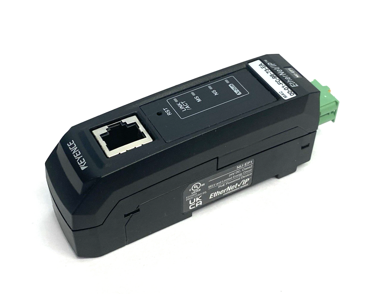 NU-EP1 | Keyence Network Communication Unit EtherNet/IP™ Compatible - Used - Maverick Industrial Sales