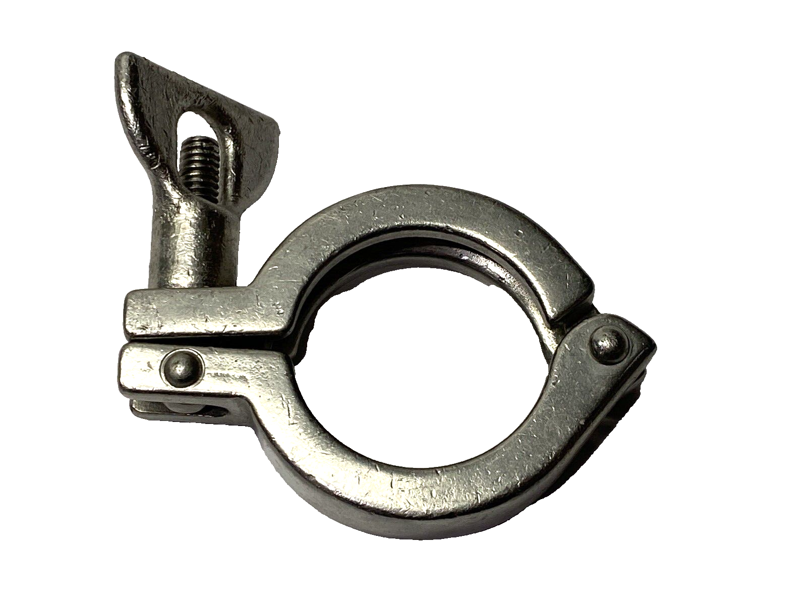 A3 1-3/4" Single Hinge Heavy Duty Steel Pipe Clamp LOT OF 2 - Maverick Industrial Sales
