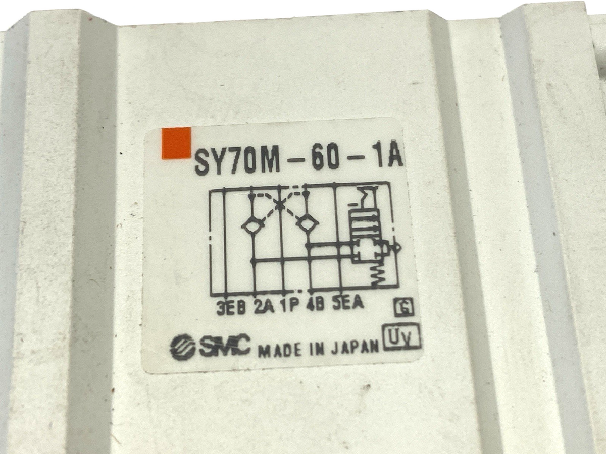 SY70M-60-1A | SMC Pneumatic Spacer Assembly, Double Check NO MOUNTING SCREWS - New – Open box - Maverick Industrial Sales