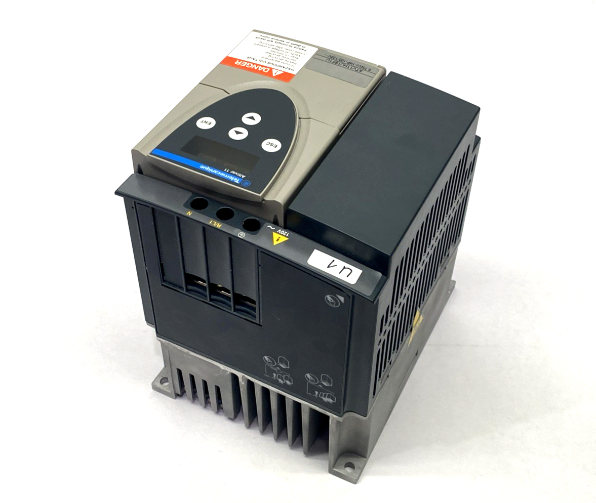 Telemecanique ATV11HU18F1U Variable Speed Drive 0.75kW 120V 1PH 1HP, Altivar 11 - Maverick Industrial Sales