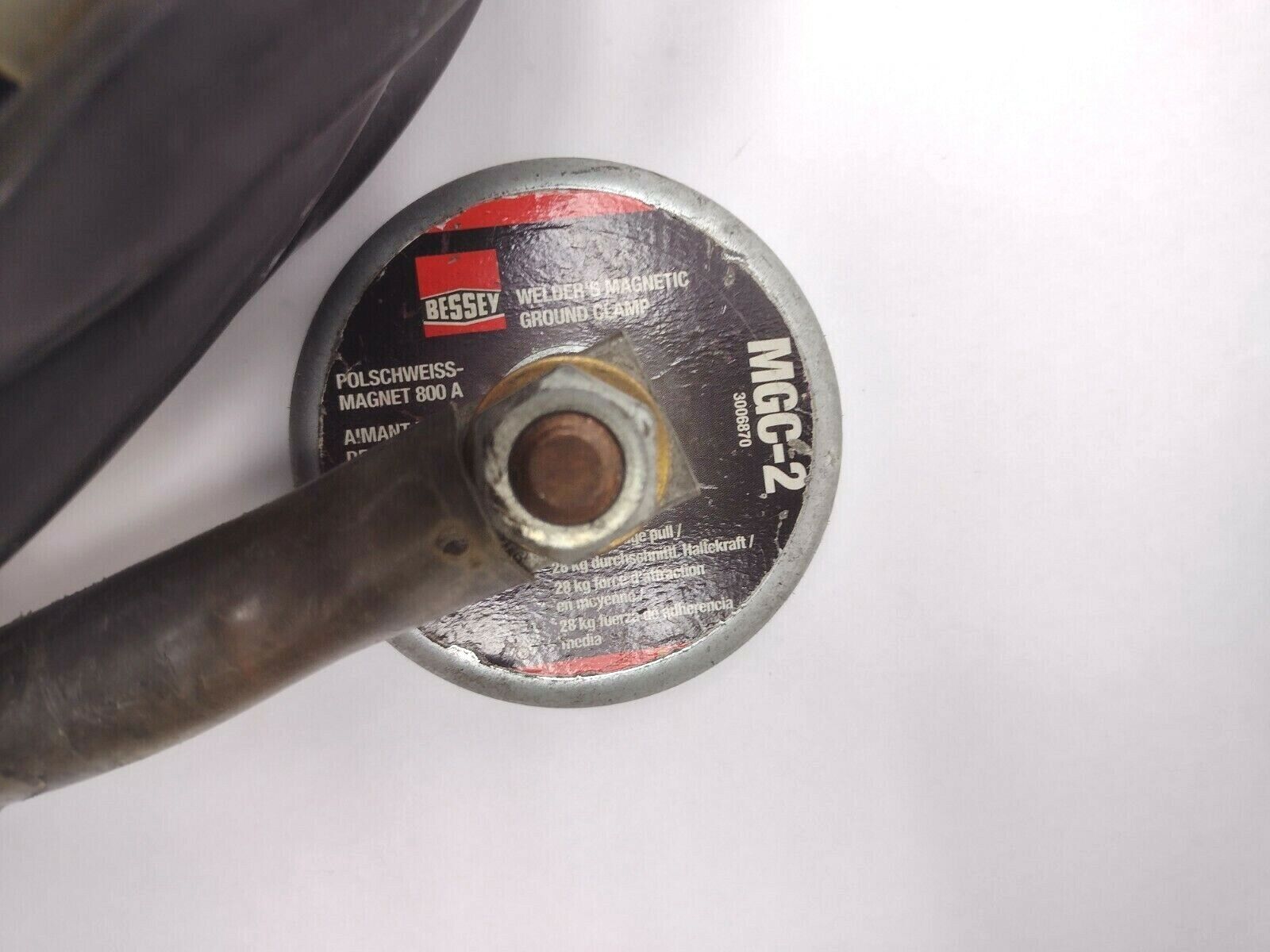 EmHart Tucker Automotive E110133/8 Ground Measurement Cable 8M w/ Bessey MGC-2 - Maverick Industrial Sales