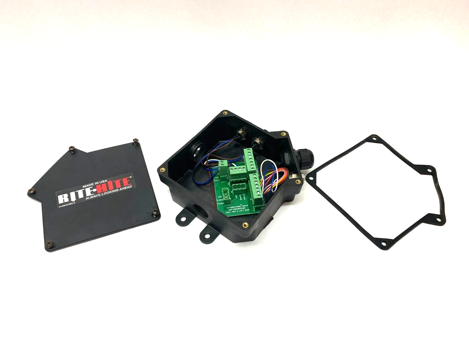ISE11 | Rite Hite Rev A Left Side Control Module Enclosure Wall Mounted 0145918 - Used - Maverick Industrial Sales