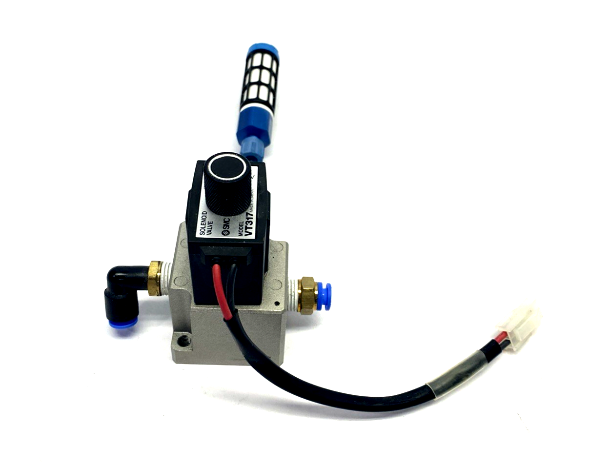 SMC VT317-5G-02N 3-Port Solenoid Valve 24VDC 1/4" NPT - Maverick Industrial Sales