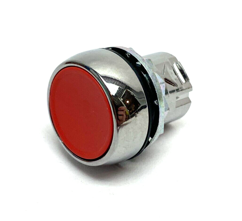 Allen Bradley 800FM-FA4 Metal Body Flush Pushbutton Red Nonilluminated - Maverick Industrial Sales