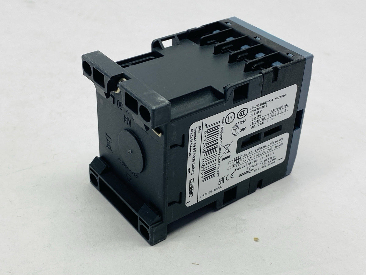 Siemens 3RH2122-1BB40 Contactor Relay 2 NO + 2 NC 24VDC - Maverick Industrial Sales