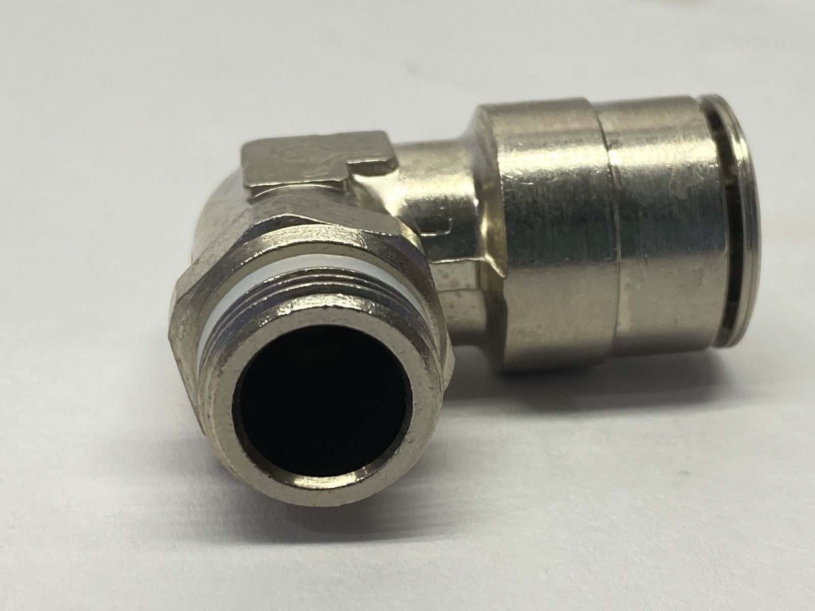 Camozzi S6520 14-3/8 Swivel Elbow 90 Degree Push-In Fitting LOT OF 8 - Maverick Industrial Sales