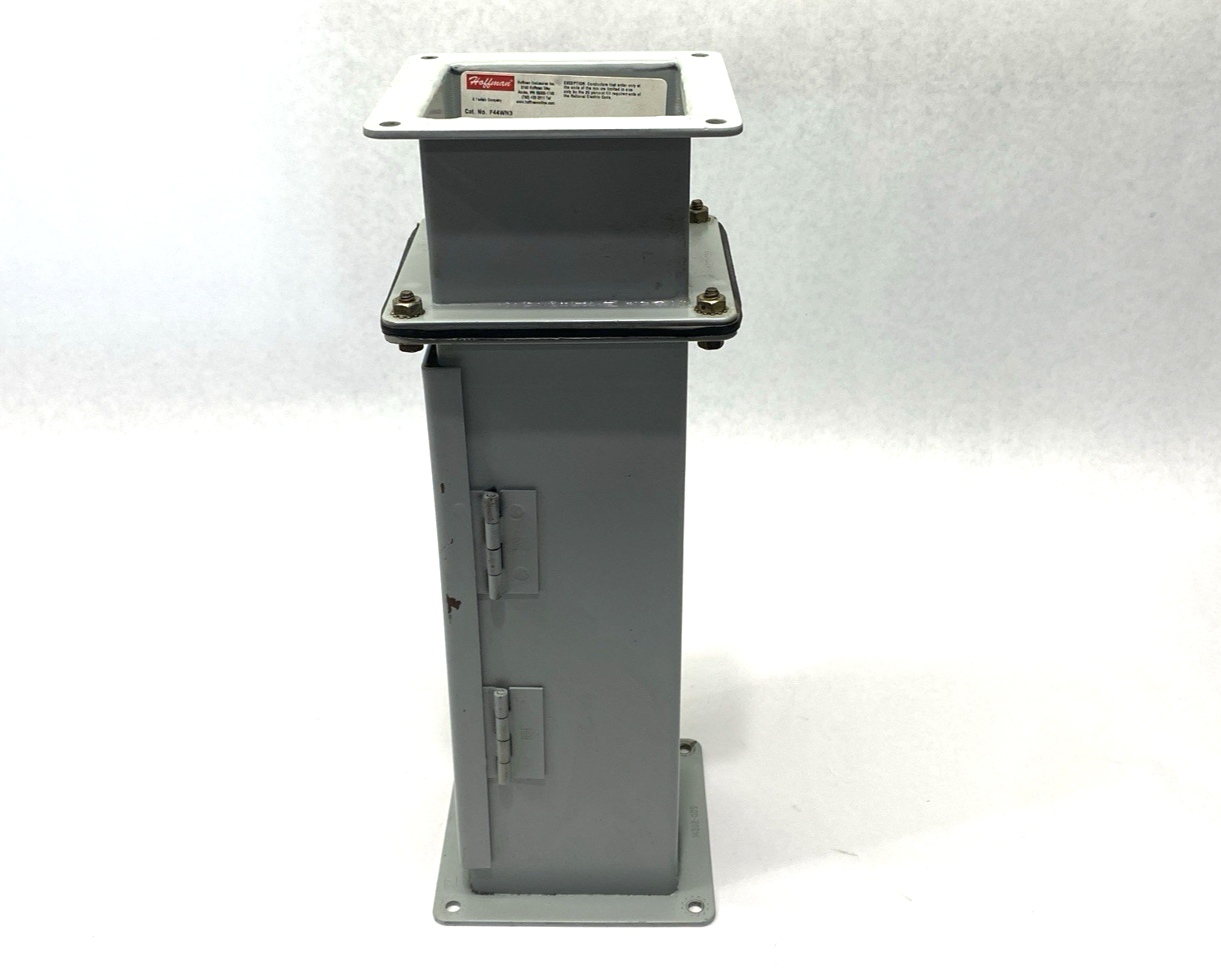 F44W12 | Hoffman Straight Section Feed-Through 4x4x12" w/ F44WN3 Nipple Wireway - Used - Maverick Industrial Sales