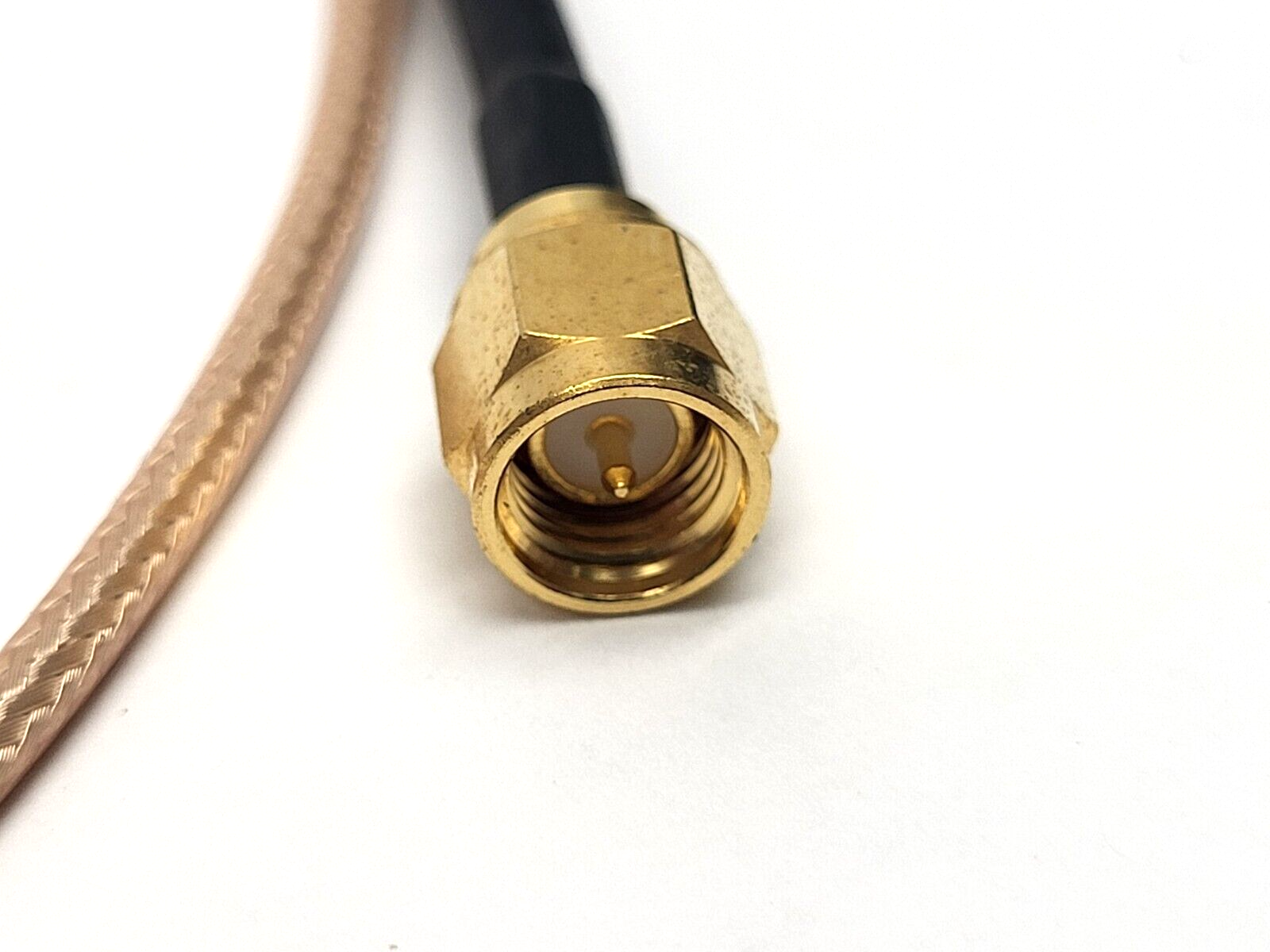 415-0028-048 | Cinch Connectivity SM Plug to BNC Plug Cable Assembly Coaxial Cable - New – Open Box - Maverick Industrial Sales