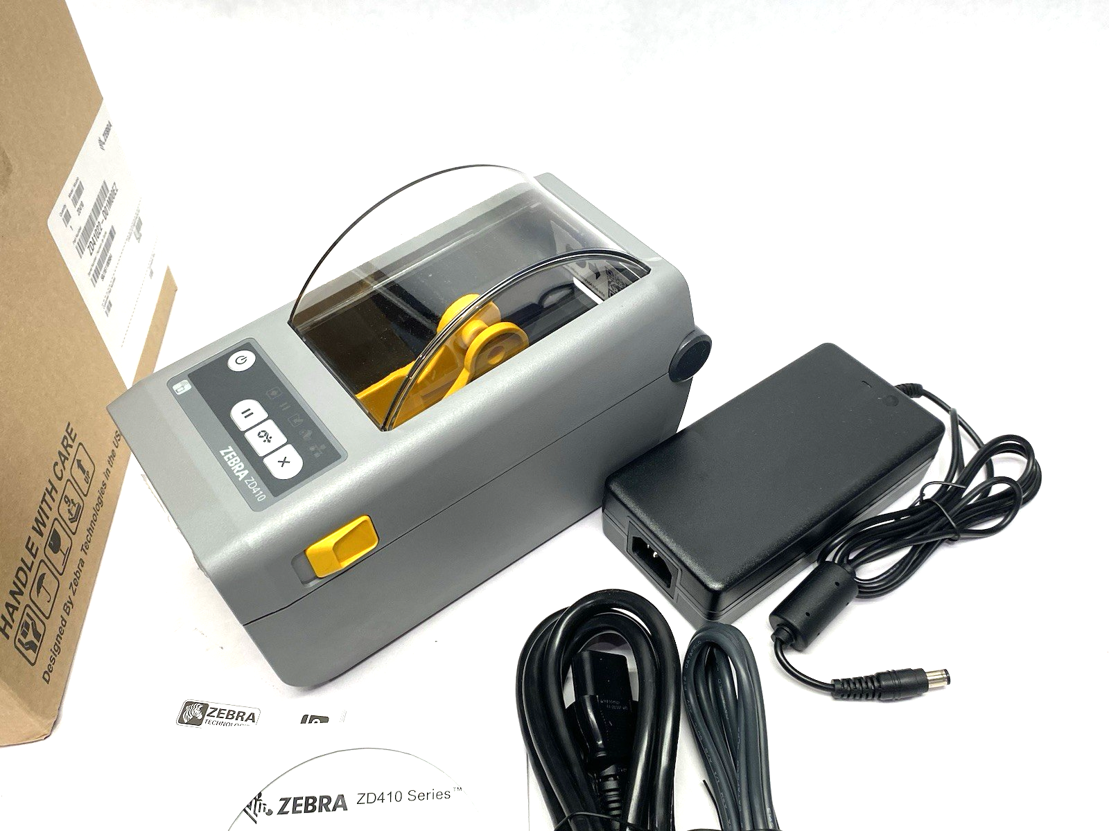 Zebra ZD41022-D01M00EZ Compact Barcode Printer ZD410, USB & Bluetooth Interface - Maverick Industrial Sales