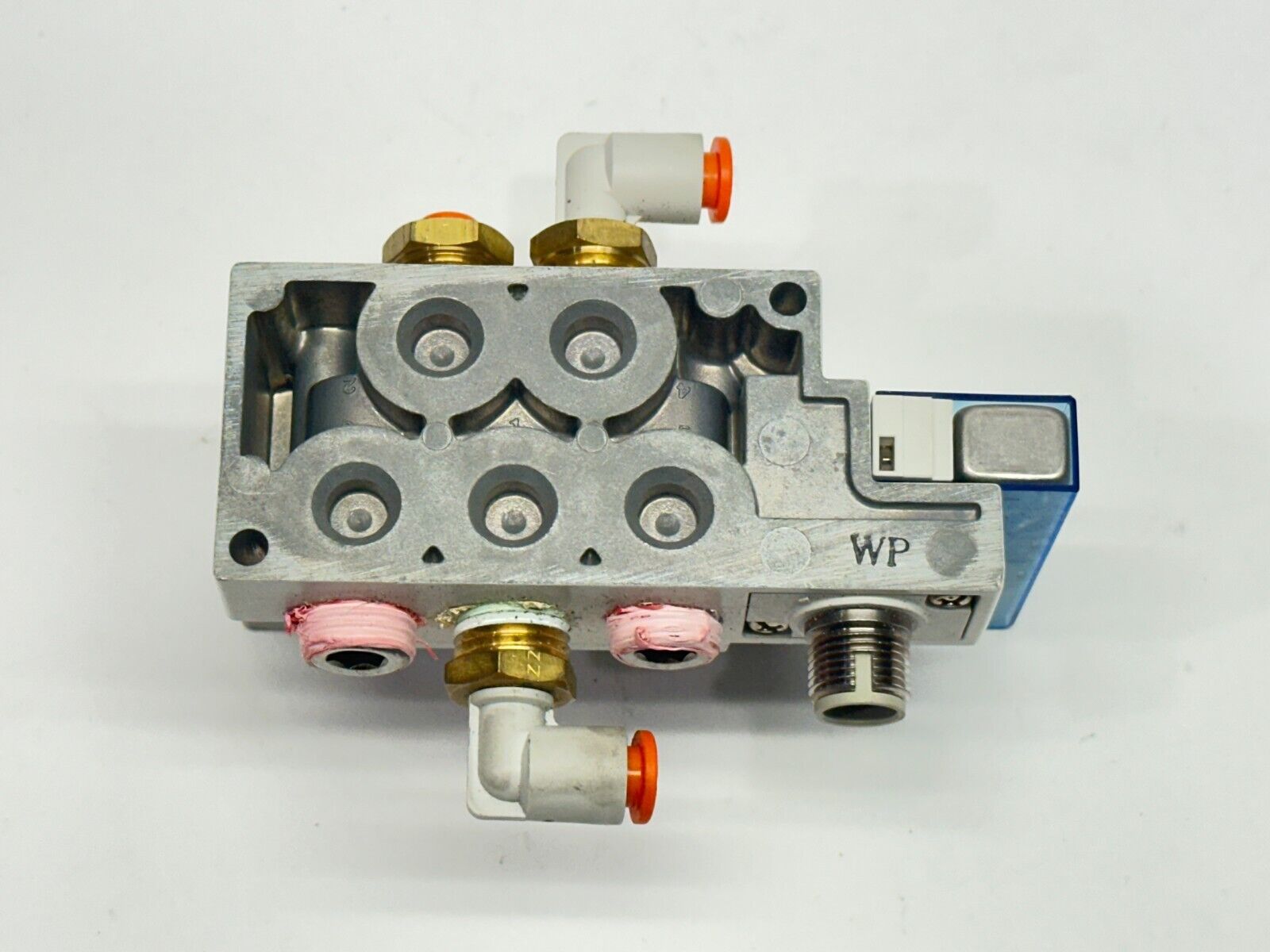 SMC SY50M-27-I-WO-02N Pneumatic Valve Manifold 5-Port - Maverick Industrial Sales